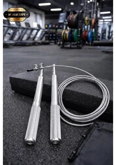 Çelik Atlama İpi, Metal Saplı, Crossfit İçin Uygun