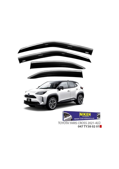 Toyota Uyumlu Yaris Cross 2021 Sonrası Kromlu Cam Rüzgarlığı Niken