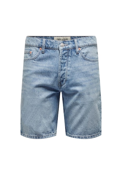 Only & Sons Onsedge Pım Dnm Shorts Box Vd Açık Mavi Cok Renklı