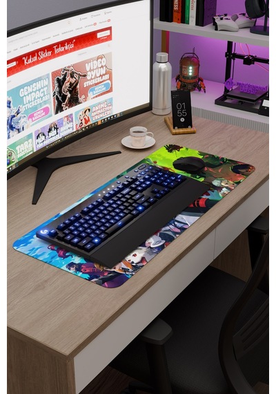 Persona 3 Kaymaz Dikişli Kauçuk Oyuncu Mousepad V1 - 70x30 Xl Gaming Mouse Pad Fare Altlığı