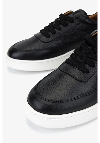 Valmenti Erkek Hakiki Deri Siyah Floter Sneakers & Spor Ayakkabı 04 4406 Erk Ayk Y26 Sıyah Fltr