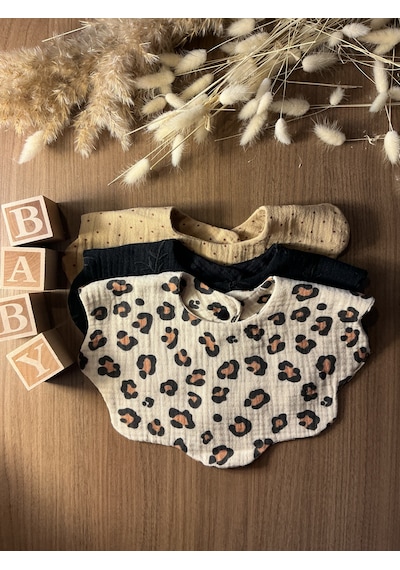 Venedy's Wild Trio Bib Set Leopar
