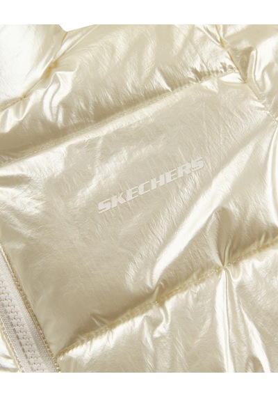 Skechers G Puffer Shiny Jacket Büyük Kız Çocuk Inci Mont Sk2620098-1459 İnci