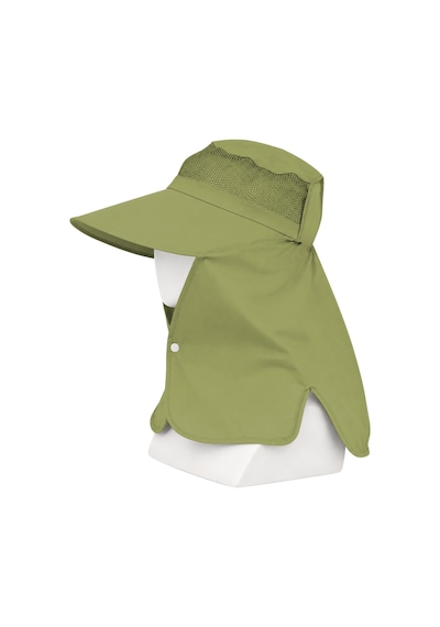 Ense Korumalı Outdoor Şapka - Fileli - Haki - Savex Çok Renkli
