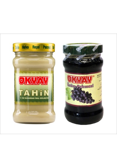 Okyay Tahin 300 G + Üzüm Pekmezi 400 G