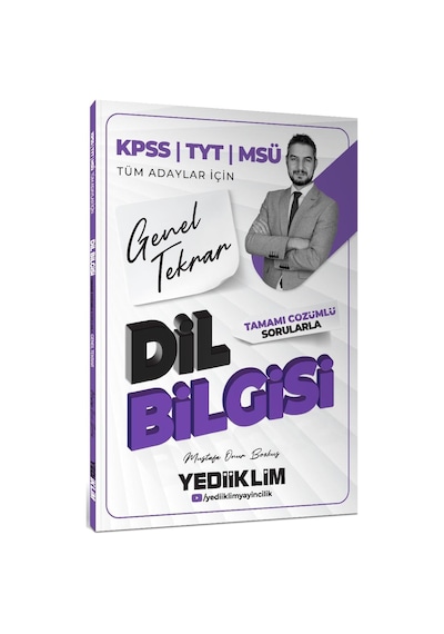 Yediiklim 2026 Kpss Tyt Msü Tüm Adaylar İçin Dil Bilgisi Tamamı Çözümlü Sorularla Genel Tekrar
