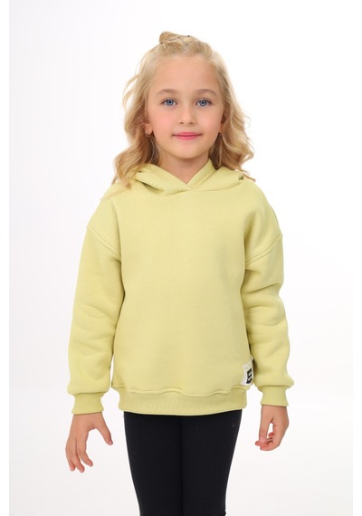 Toontoy Kız Çocuk Oversize Kapüşonlu Düşük Omuz Baskılı Sweatshirt - 3 İplik Şardonlu Açık Yeşil Toontoy Kız Çocuk Oversize Kapüşonlu Düşük Omuz Baskılı Sweatshirt - 3 İplik Şardonlu Açık Yeşil