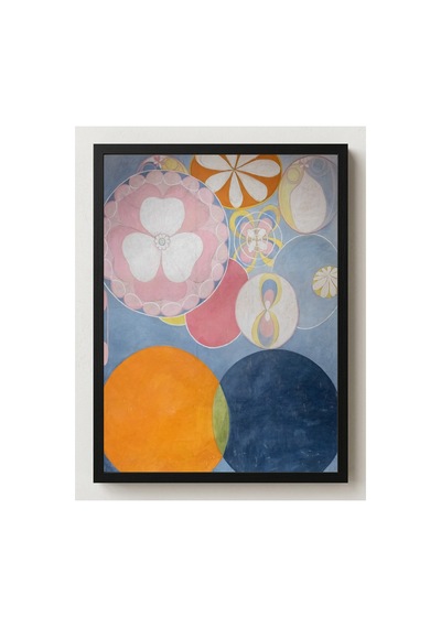 Hilma Af Klint On Büyük No.2 Çocukluk Çerçevesiz Poster 30x42 Cm A3 Tablo Soyut Sanat Duvar Dekoru