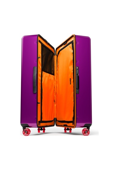Floyd Mor Çekçekli Sert Valiz Trunk, Magic Purple