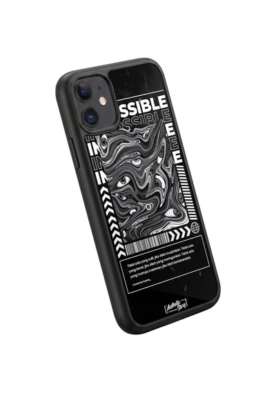 İphone 11 Uyumlu İmkansız Desenli Kamera Korumalı Darbelere Dayanıklı Kılıf 1157-imkansız-iphone11