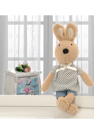 İthal Peluş Sevimli Tavşan 45 Cm Ve Soft Top 001