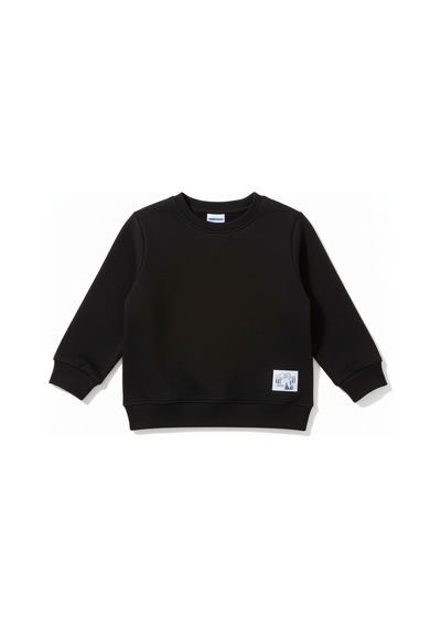 Seabubbles Basic Erkek Çocuk Sweatshirt St09634 Siyah