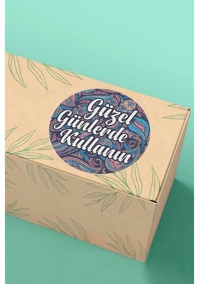 Güzel Günlerde Kullanın Kargo Sticker 3x3cm St2167 Çok Renkli