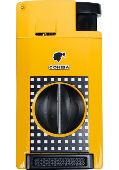 Cohiba Çift Torch Pürmüz Sarı Puro Çakmağı - Tr8968