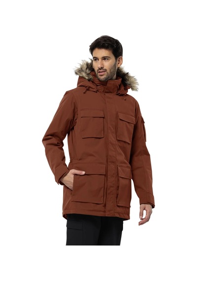 Jack Wolfskin Glacier Canyon Erkek Parka 1107674 Sarı