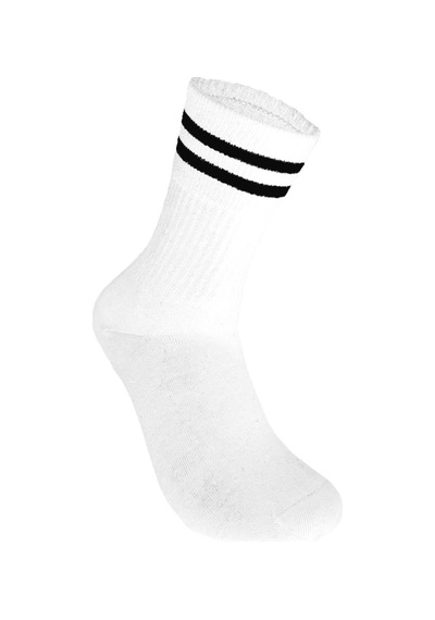 Skadi Mons Tennis 2 Pack Unisex Beyaz Çorap 1605030423-100 Beyaz