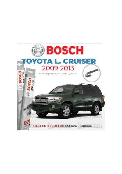 Toyota Uyumlu Land Cruiser Muz Silecek Takımı 2009-2013 Bosch Aeroeco