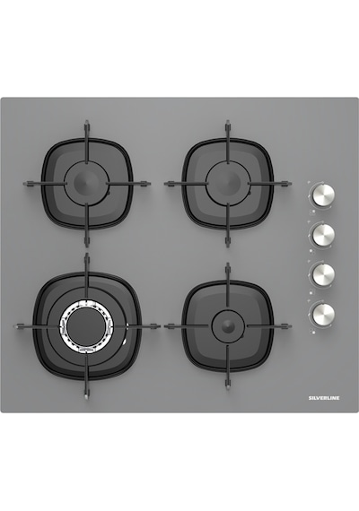 Silverline CS5629S01 60 CM Ankastre Ocak Gri