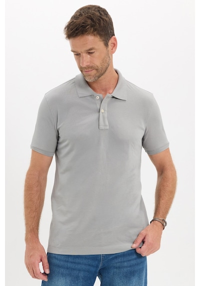 Tudors Erkek Slim Fit Dar Kesim Premium Seri %100 Pamuk Yumuşak Dokulu Merserize Gri Polo Yaka Tişört-51561 Tudors Erkek Slim Fit Dar Kesim Premium Seri %100 Pamuk Yumuşak Dokulu Merserize Gri Polo Yaka Tişört-51561