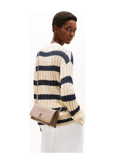 Tommy Hilfiger Kadın Çapraz Çanta Aw0aw17462afe Bej