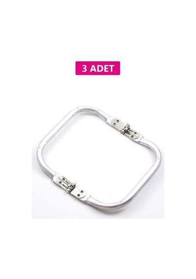Gizli Metal Çanta Bursu 3 Adet - 14 Cm - Metal Çanta Aparatı Çanta Aksesuarı