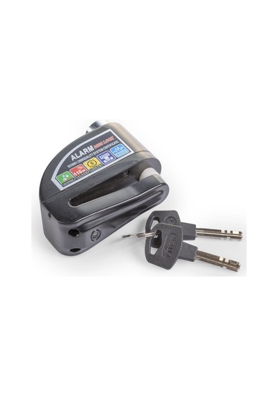 Locks Motosiklet Alarmlı Disk Kilidi Gri