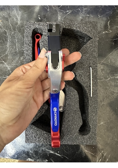Sr450 Spor Kırılmaz Manet Seti Titan-red-blue