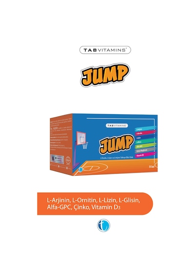 Jump 30 Saşe L-arjinin, L-ornitin, L-lizin, Alfa Gpc