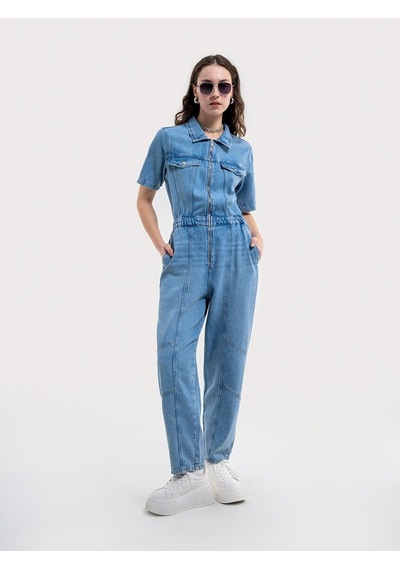 LOFT Regular Fit Kadın Tulum Lf2036037 Q1.v1 Denim