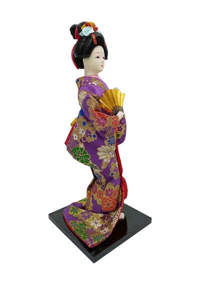 Japon Kimonolu Geyşa Bebek Kabuki Biblo 30 Cm No.14 Anime