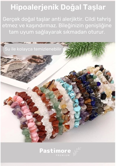Enenstyle Fashıon Boutıqueunisex Koç Burcu Enerjisini Yükselten Doğal Taş Bileklik Koç Burçları Için Burç Taşı Bileklik Çok Renkli Çok Renkli
