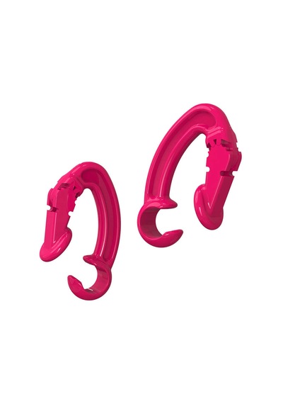 Lexroo Airpods Uyumlu Earhook Kulaklık Tutucu Aparat - Pembe Koyu