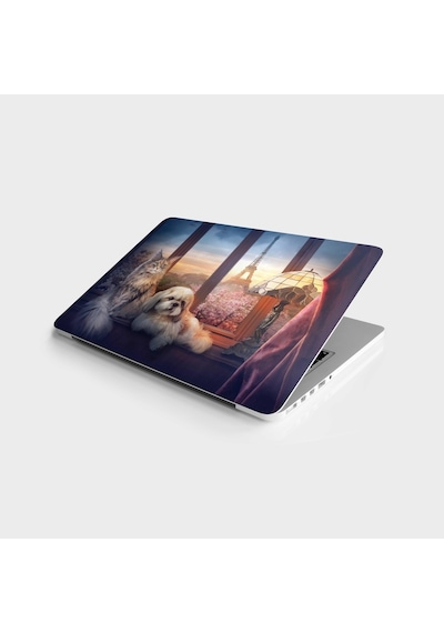 Laptop Sticker Bilgisayar Notebook Pc Kaplama Etiketi Eyfel Pence