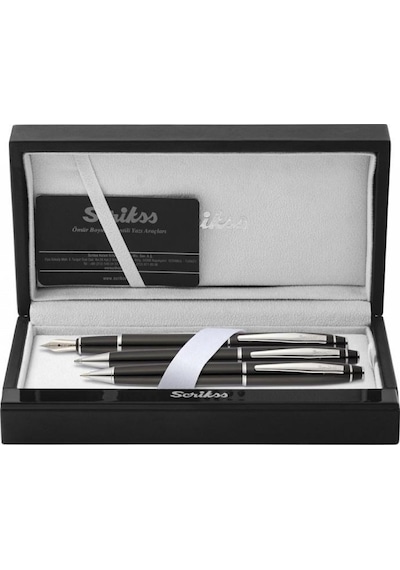 Scrikss 35 3 Lü Tkm Siyah Lüks Kutuda(T000Saıı3502A)