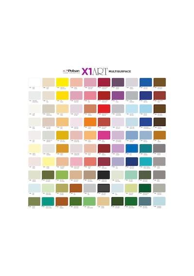 Polisan X1Art Multisurface Hobi Boyası 120Ml - 0062 Turkuaz