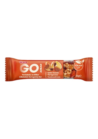 Ülker Go Ahead Kuruyemiş Bar 35 G Portakal&üzüm Sağlıklı Atıştırmalık 2'li Ekonomik Paket - 2 A Tarı