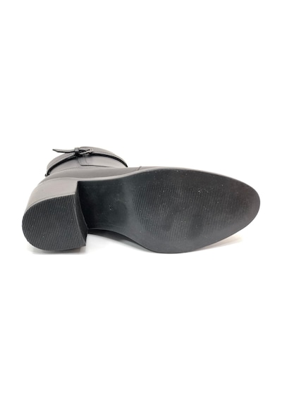 Greyder 34061 Zn Ankle Topuklu Deri Kadın Bot Siyah