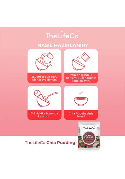 Thelifeco Chia Pudding 57 G - Bitkisel Ve Pratik Öğün