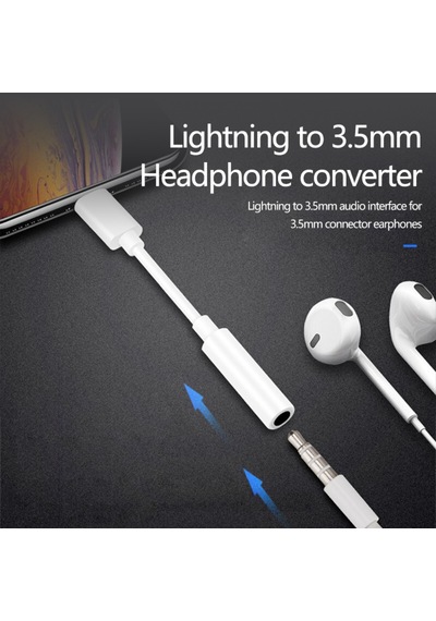 Apple Uyumlu iPhone Kulaklık Aux Çevirici Bluetooth Otg Kablo