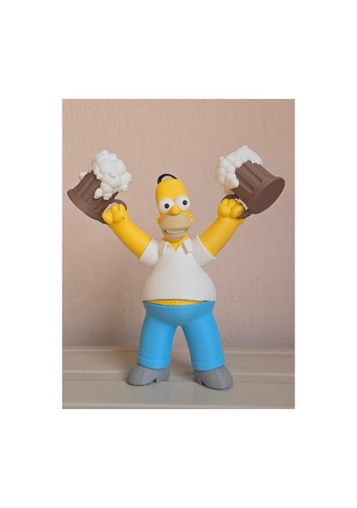 Homer Simpson Figür 20cm-3d Baskı-kolleksiyonluk Biblo