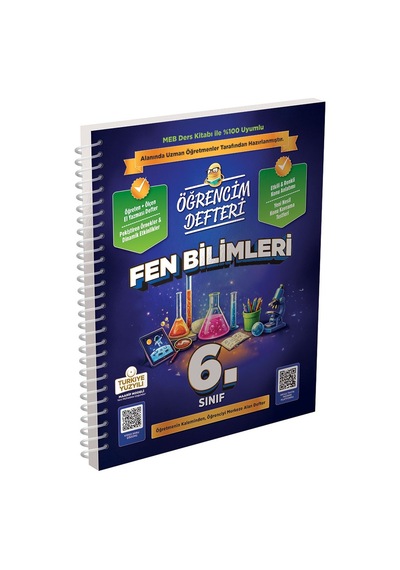 6.sınıf Fen Bilimleri Öğrencim Defteri Murat Eğitim Yayınları