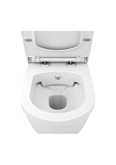 Kale Idea Kanalsız Akış Asma Klozet + Ultra Slim Yavaş Kapanan Klozet Kapağı Beyaz