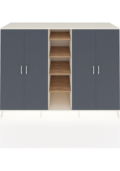 Kronos Dolap 12 Raflı 4 Kapaklı 220x59x163 Aytaşı-antrasit/çam Antrasıt/atlas Çam - Aytası Kronos Dolap 12 Raflı 4 Kapaklı 220x59x163 Aytaşı-antrasit/çam Antrasıt/atlas Çam - Aytası