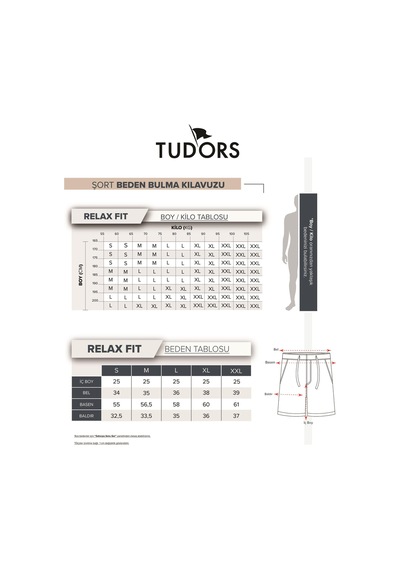 Tudors Erkek Regular Rahat Kesim Beli Lastikli Bağlamalı Yandan Cepli Siyah Bermuda Şort-34718 Siyah