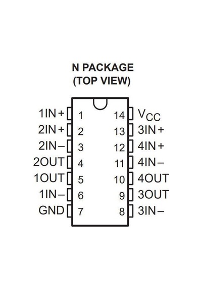 Lm3900N Dıp-14 Opamp Entegresi