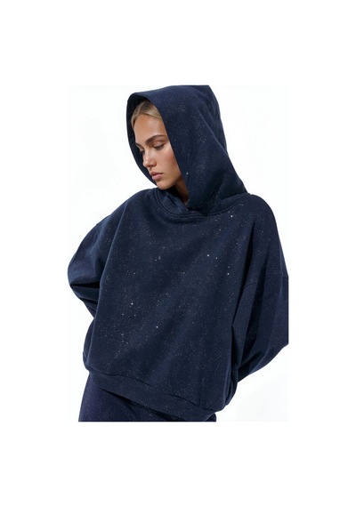 Hiccup Busem Kadın Pamuk Karışımlı Sweatshirt Lacivert