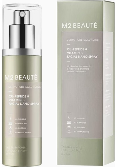 M2 Beaute M2 Beauté Ultra Pure Solutions Cu-peptid Ve B Vitamini Yüz Nano Sprey Cilt Bakım Setleri