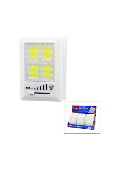Zmax-3185 4-cob Led Pilli Dekoratif Gece Lambası Işık Ayarı- 12'li Paket Diğer