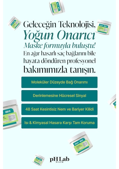 Phlab Hair Exosome Nad+ & Triple Pdrn Bonding Saç Maskesi 200 G