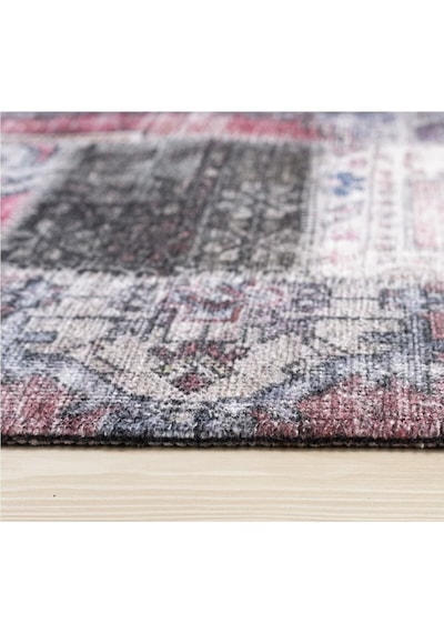 Madrid Vl Premium Yıkanabilir Pamuklu Kaymaz Tabanlı Saçaklı Kilim Karışık-krem